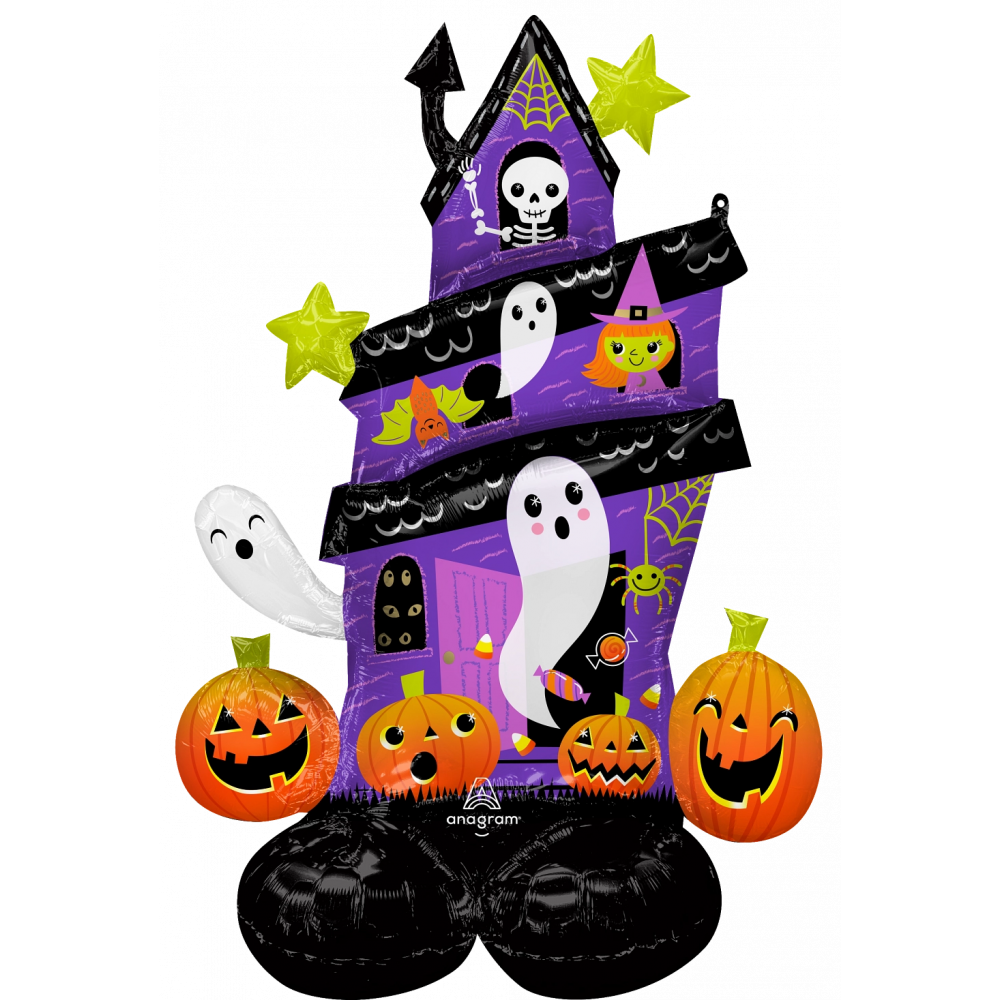 Haunted House Halloween Airloonz Decoration Balloon Set