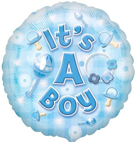 It's A Boy Pacifier Mylar Balloon