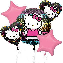 Hello Kitty Tween Birthday Balloon Bouquet
