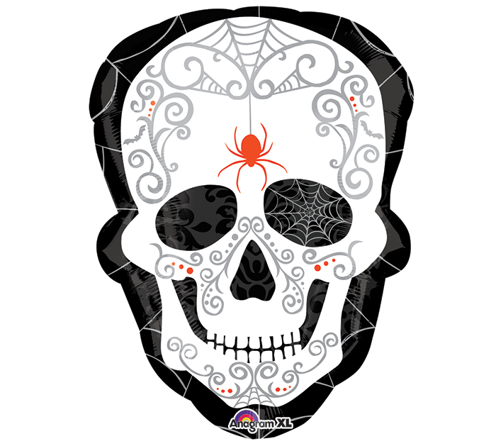 Halloween Skull Super Shape Mylar Balloon Singapore