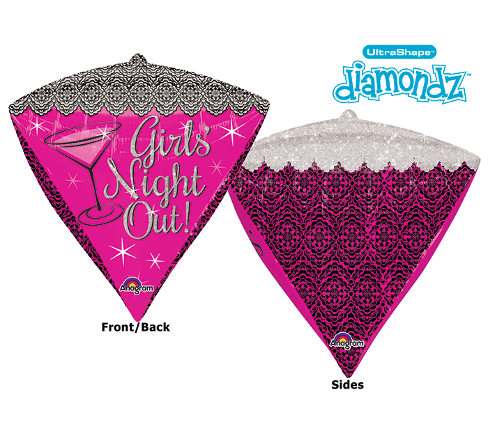 Girls' Night Out! Diamondz Foil Balloon Girls' Night Out! Diamondz Foil Balloon