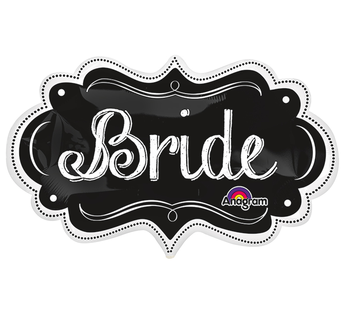 Wedding Bride Super Shape Mylar Balloon Wedding Bride Super Shape Mylar Balloon