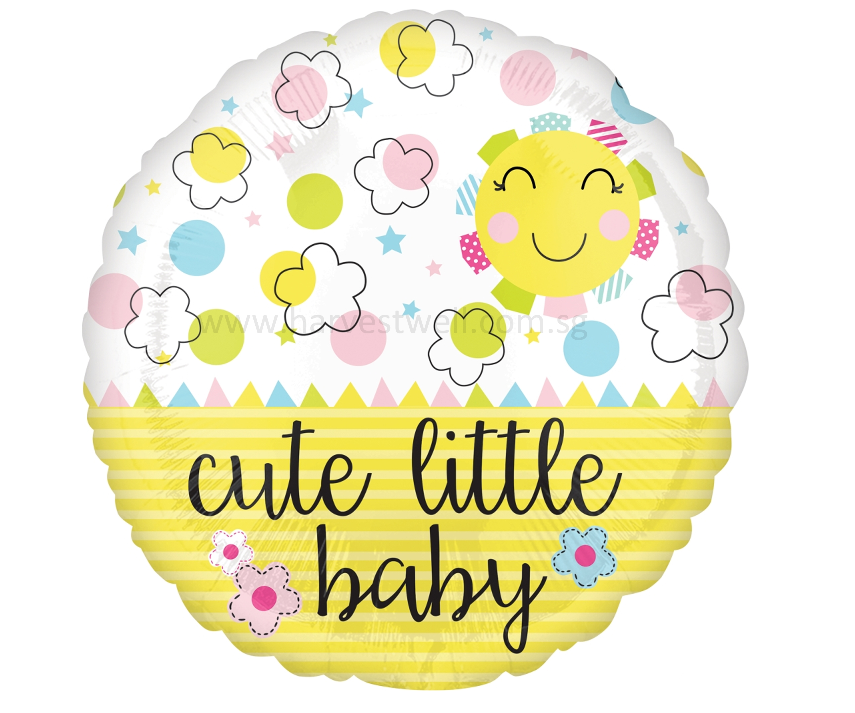 Cute Little Baby Sunshine Mylar Balloon Singapore