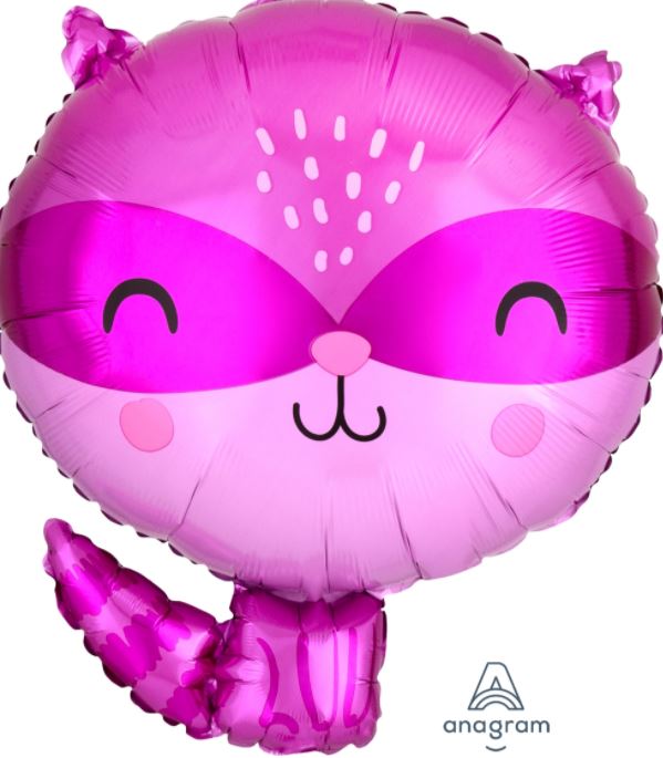 Woodlands Animal Raccoon JR Shape Mylar Balloon Singapore