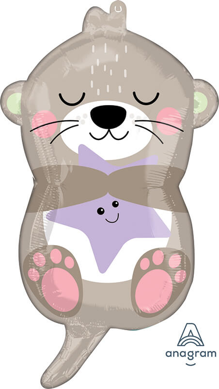 Otterly Adorable Animal JR Shape Mylar Balloon Singapore