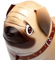 Pug Walking Pet Dog Balloon Walking Dog Balloons [8813] - $12.72 : Free ...