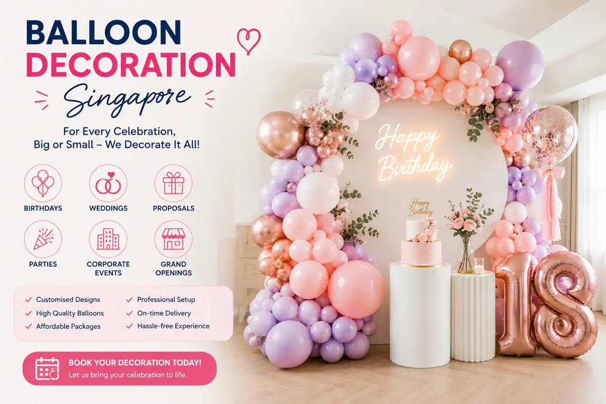 Balloon Decoration Singapore