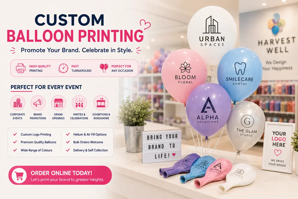 Balloon Logo Printing Singapore