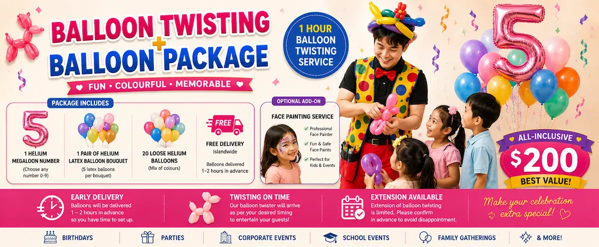 Balloon Twisting and Balloon Package
