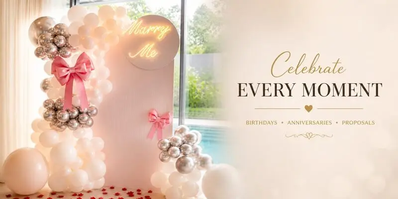 balloon garland backdrop