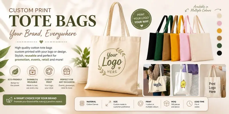 wholesale custom tote bags