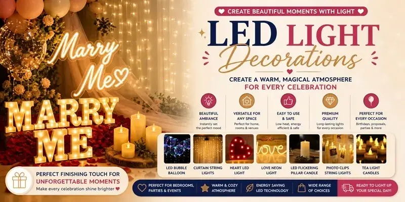 led light decoration