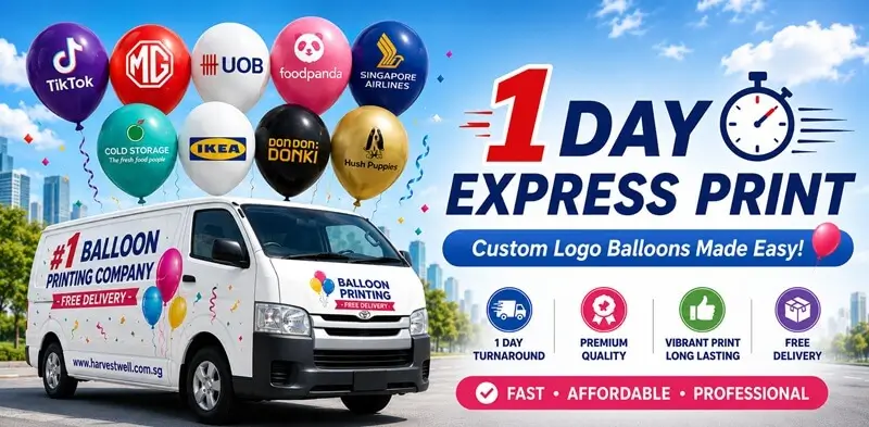 Same Day Express Balloon Printing Service