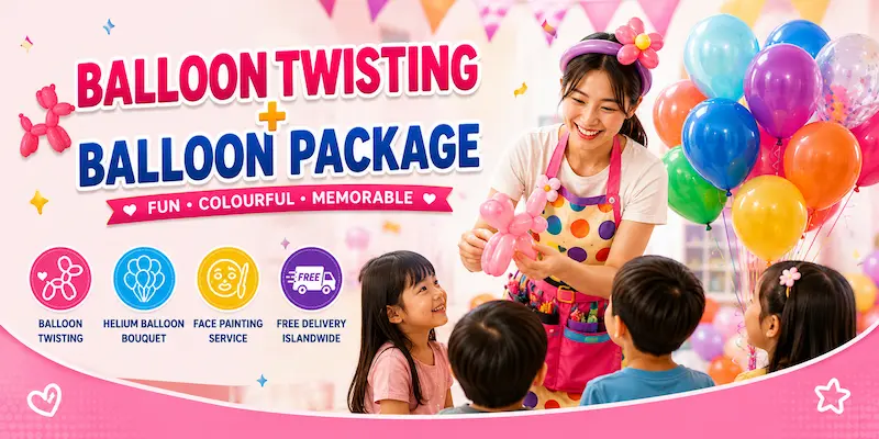 balloon twisting & party package