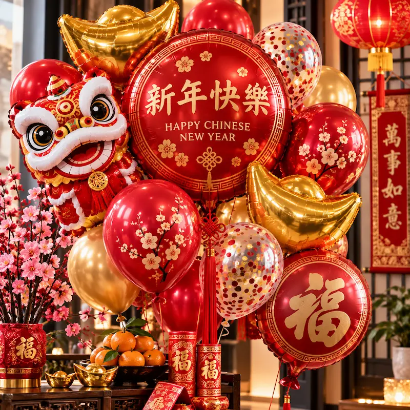 chinese new year balloons