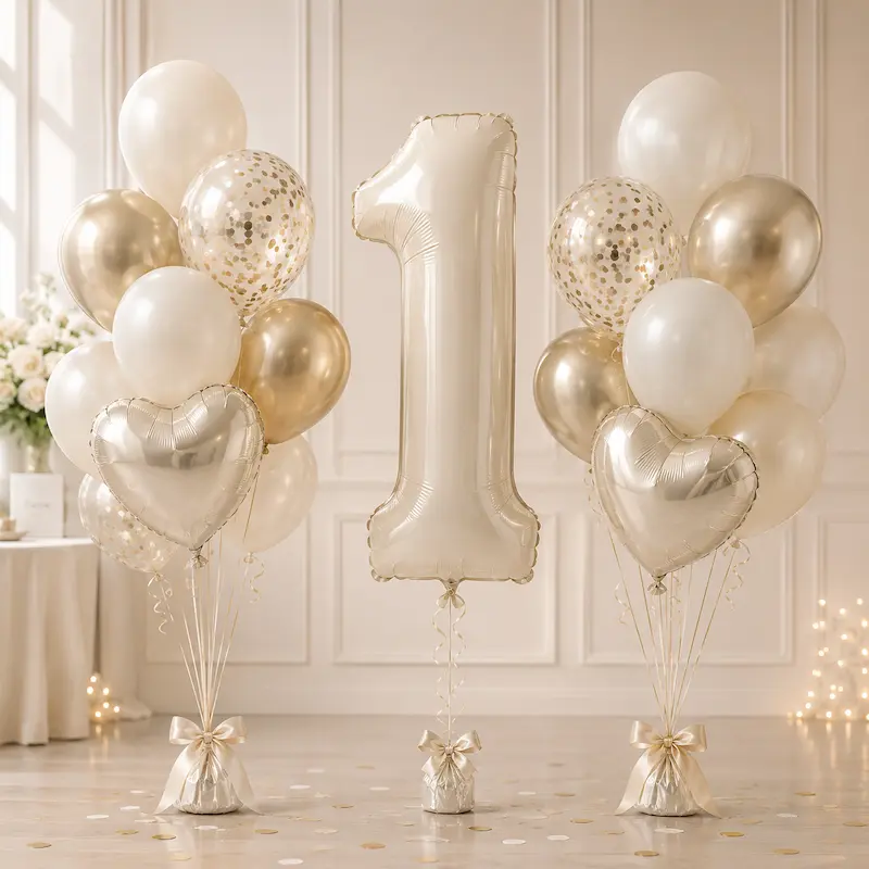 cream number mega balloons cream number mega balloons