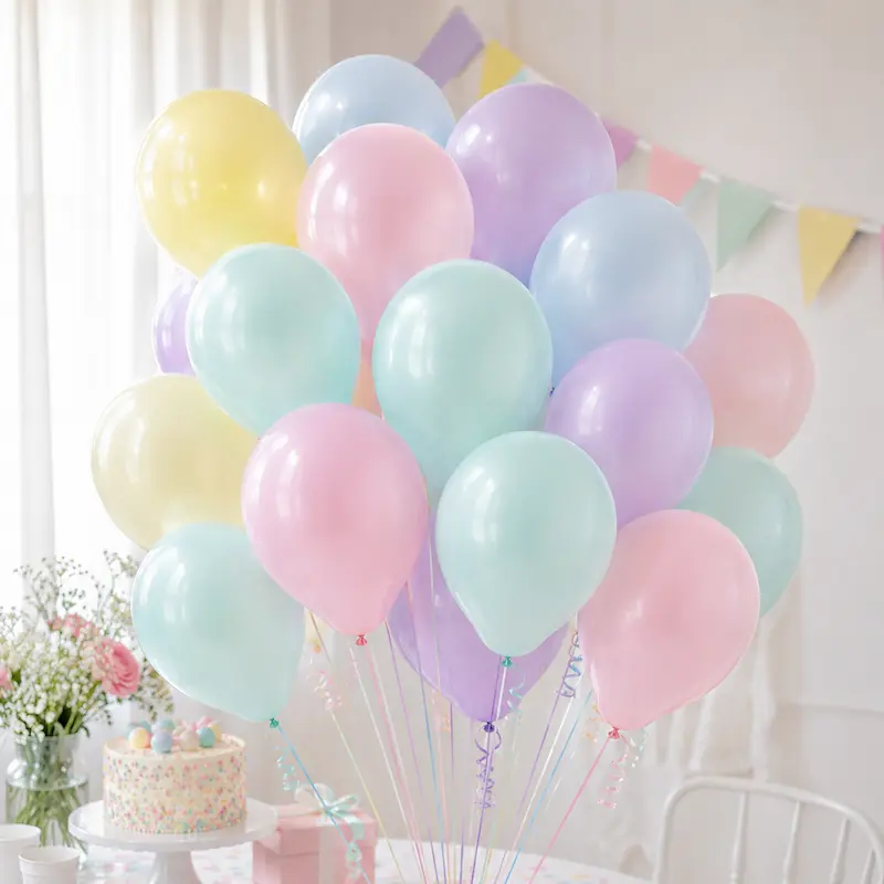 macaron helium latex balloons