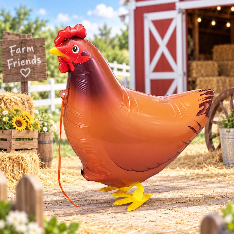 Chicken Walking Pet Balloon Singapore