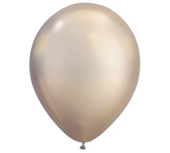 Chrome Champagne Helium Latex Balloon Singapore