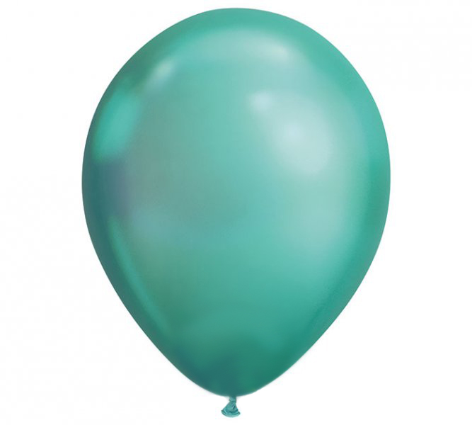 Chrome Green Helium Latex Balloon Singapore
