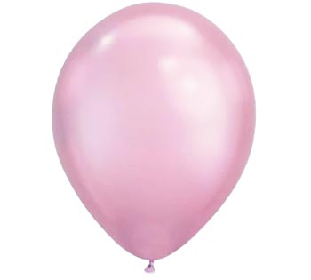 Chrome Merry Rose Helium Latex Balloon Singapore