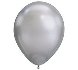 Chrome Silver Helium Latex Balloon Singapore