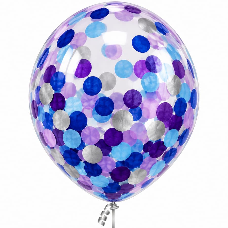 Confetti Midnight Galaxy Helium Latex Balloon Singapore