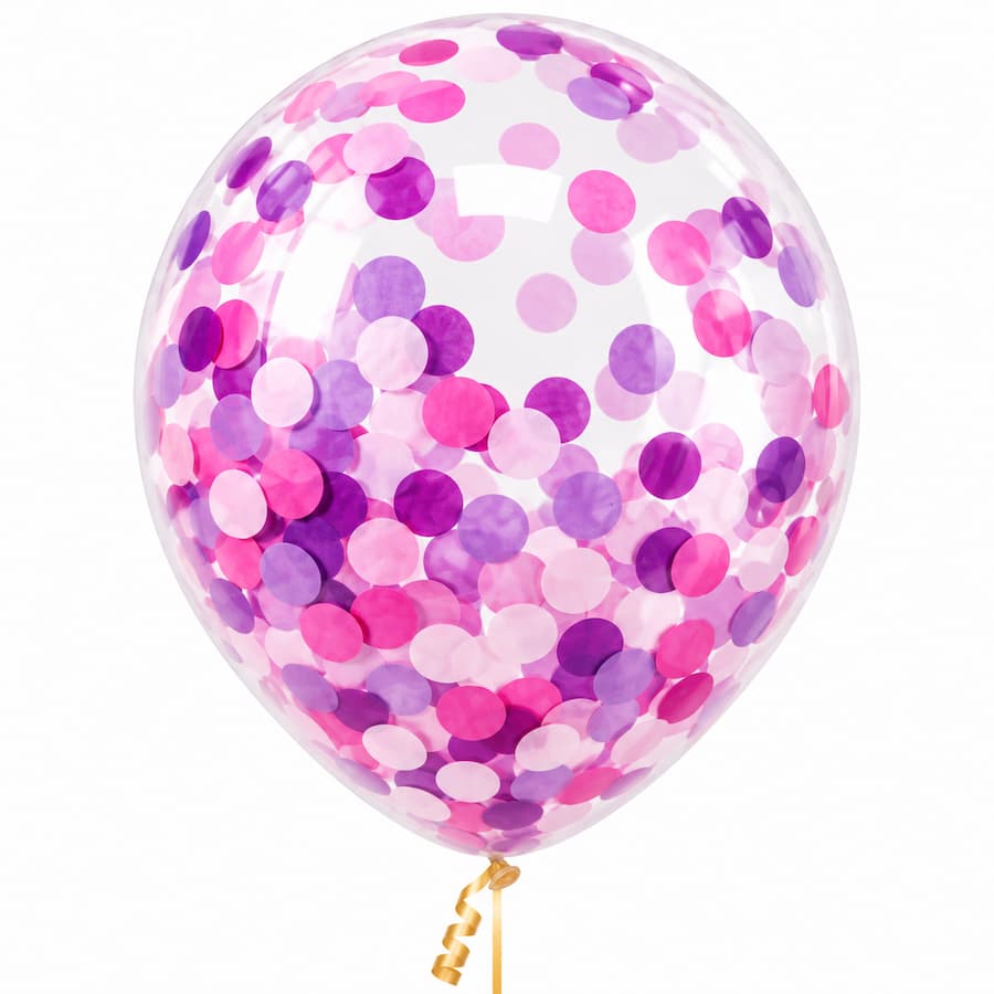 Confetti Mystic Blossom Helium Latex Balloon Singapore
