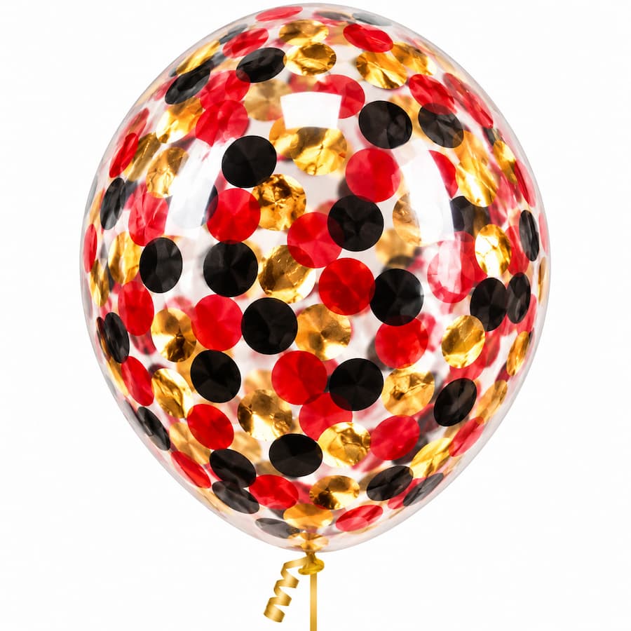 Confetti Royal Celebration Helium Latex Balloon Singapore