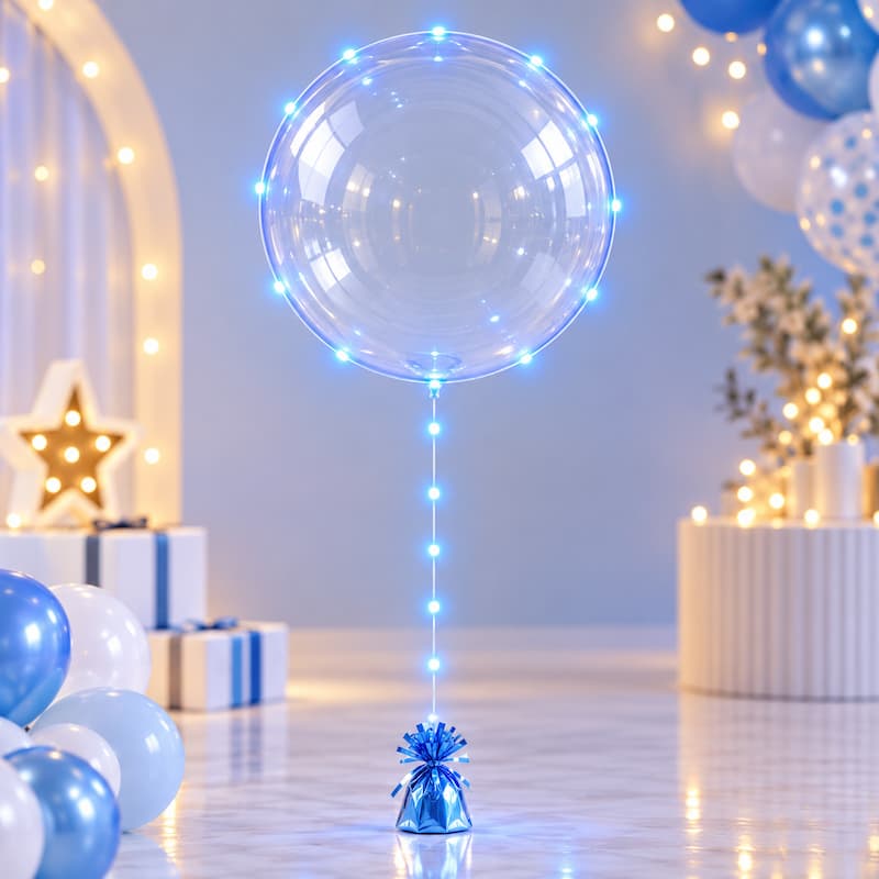 冷蓝色 LED 泡泡气球 Singapore