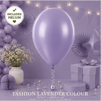Lavender Colour Helium Latex Balloon Singapore