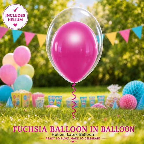 Fuschia Balloon IN Balloon Singapore