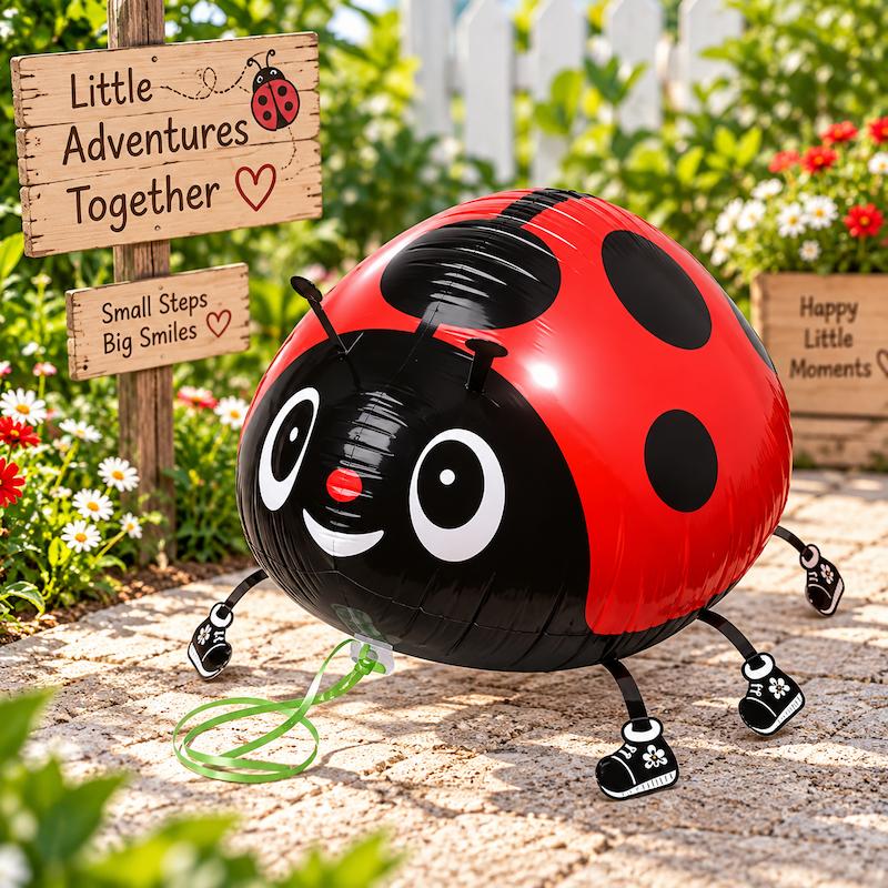 Lady Bug Walking Pet Balloon Singapore