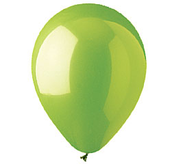Lime Green Colour Helium Latex Balloon Singapore
