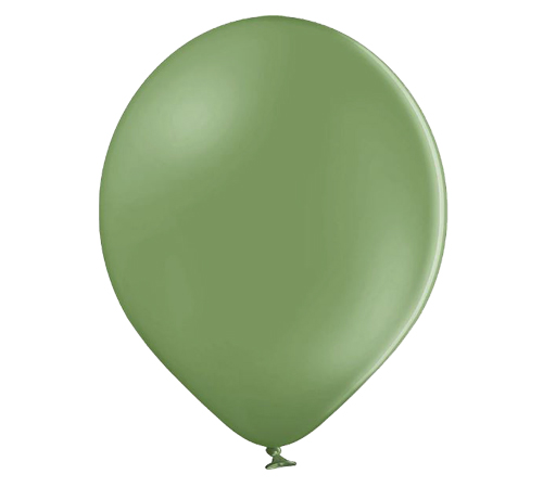 Olive Green Colour Helium Latex Balloon Singapore