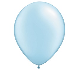 Pearl Light Blue Helium Latex Balloon Singapore
