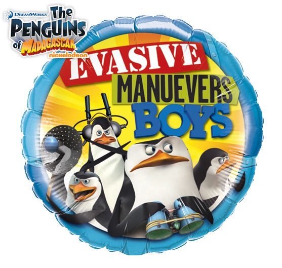 Evasive Manuevers Boys Mylar Balloon