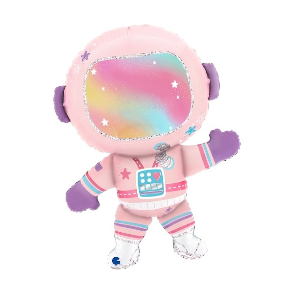 Pink Astronaut Foil Balloon Singapore