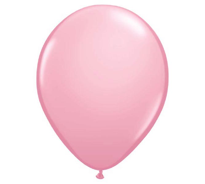 Pink Colour Helium Latex Balloon Singapore