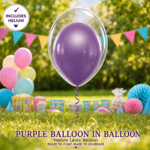 Purple Balloon IN Balloon Singapore