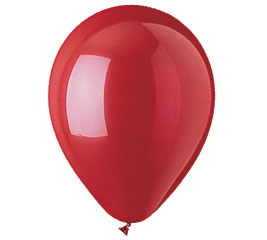 Red Colour Helium Latex Balloon Singapore