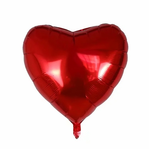 Red Heart Shape Mylar Balloon Singapore