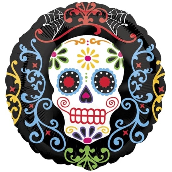 Day of the dead Halloween Mylar Balloon Singapore