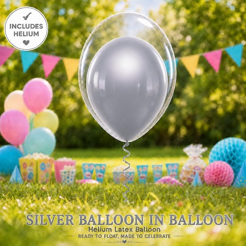 Silver Balloon IN Balloon Singapore