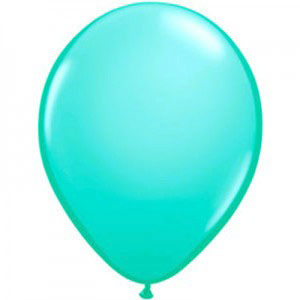 Turquoise Colour Helium Latex Balloon Singapore