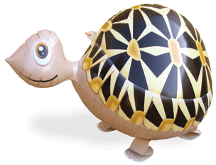 Walking Pet Animal Balloon - Turtle