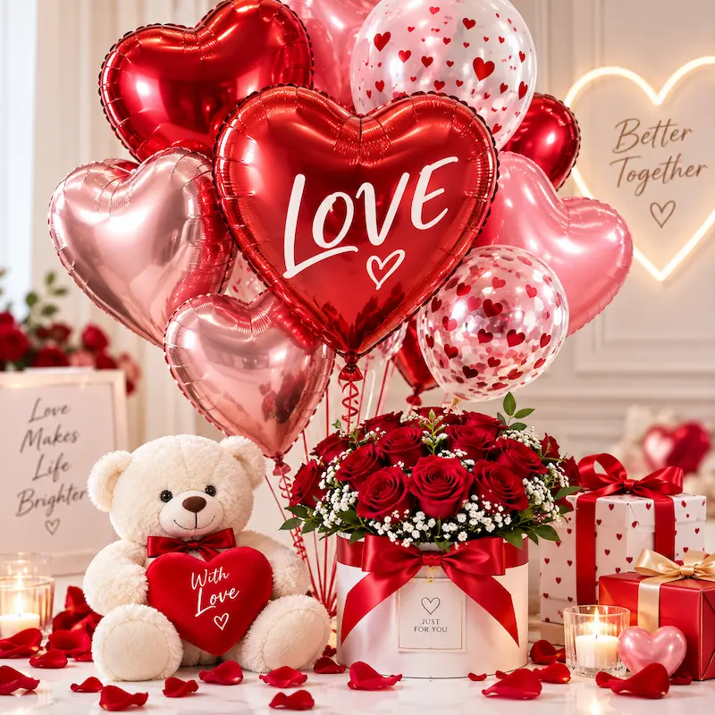 valentine's day balloons