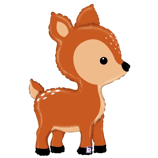 Woodland Deer Supershape Foil Balloon Singapore