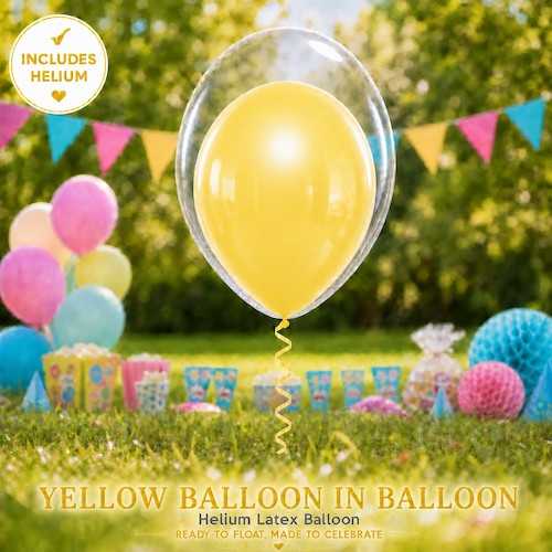 Yellow Balloon IN Balloon Singapore