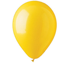 Yellow Colour Helium Latex Balloon Singapore